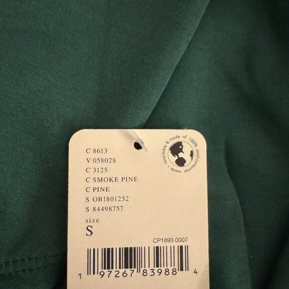 Free People Movement Gigi Cropped Layer Top in Smoked Pine SMALL NWT - Picture 7 of 8